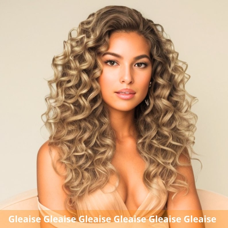 Honey-Blonde-Curly-Wig-Lace-Front-Wig-Water-Wave-Hair-Synthetic-Hair-Heat-Resistant-Wavy-Curls-Ombre-Blonde-Long-to-Medium-Hair