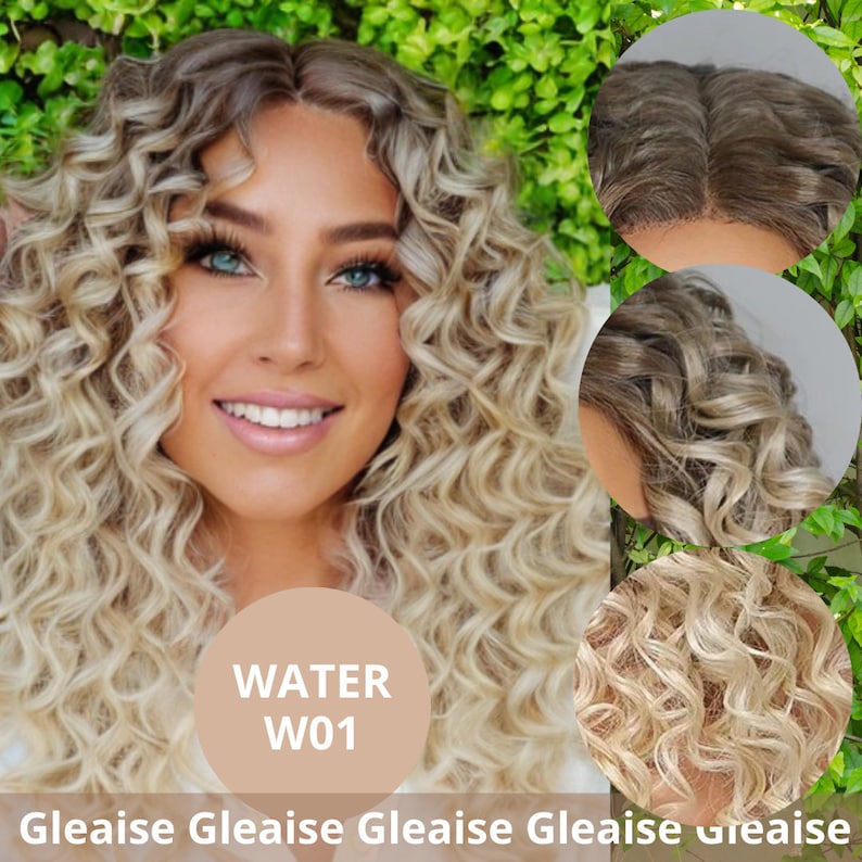 Lace-Front-Wig-Blonde-Water-Wave-Wig-Wavy-Curly-Hair-Long-Medium-Wig-Synthetic-Hair-Heat-Resistant